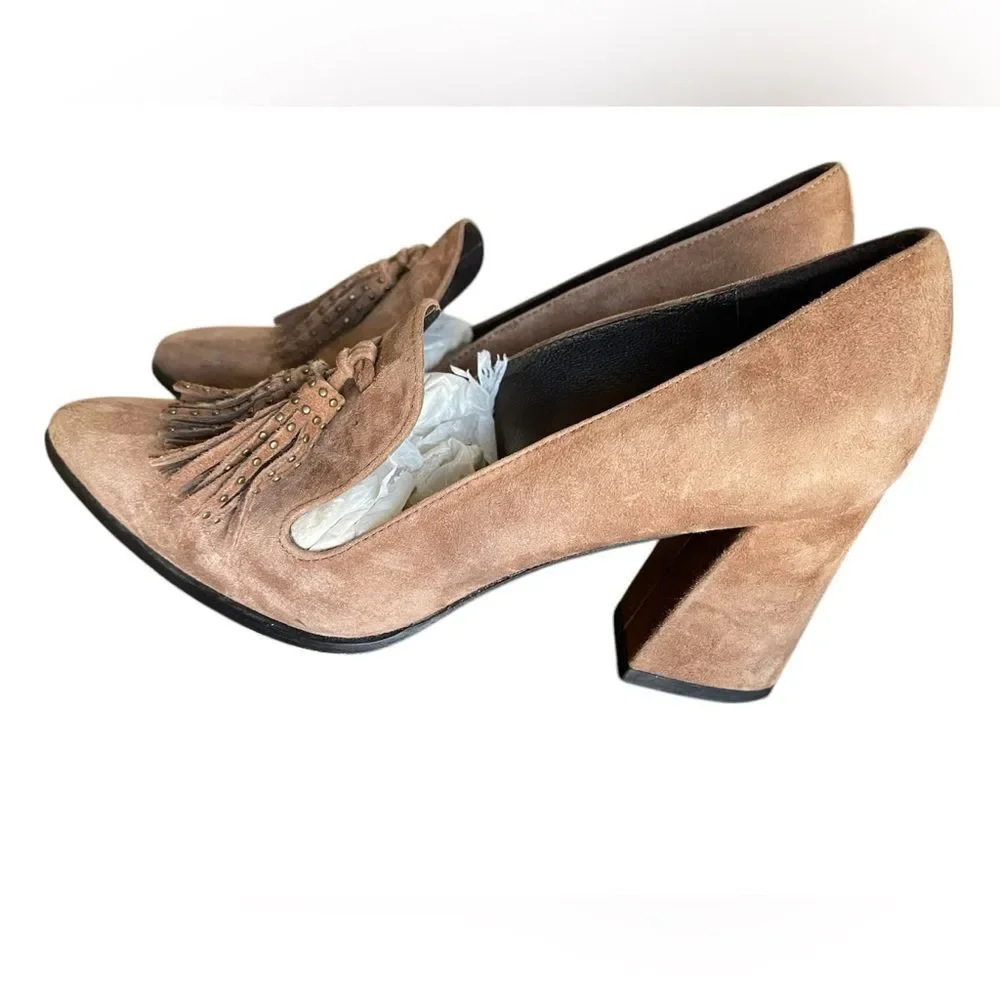 Stuart Weitzman broom tassel